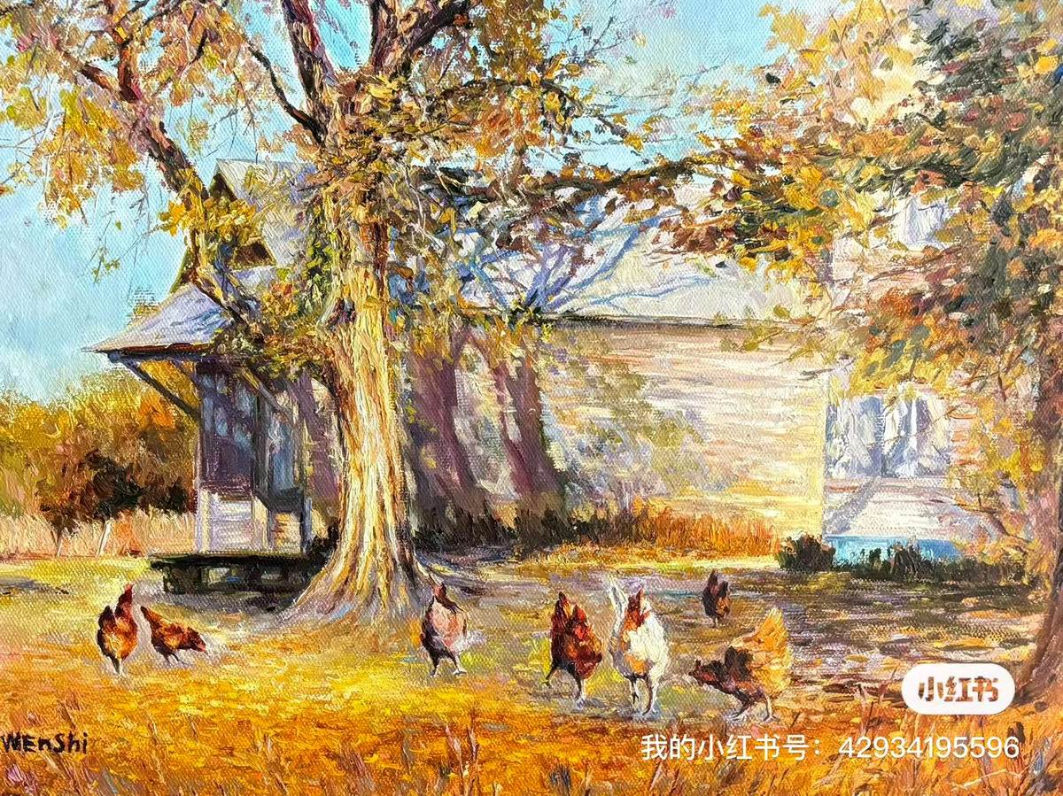 White Warbler and White Plum